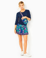 Lilly Pulitzer Upf 50+ Luxletic Annora Skort Low Tide Navy Life Of The Party Engineered Skort | Women Bottoms