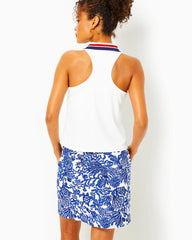 Lilly Pulitzer Upf 50+ Luxletic Avalonna Bra Polo Resort White | Women Tops