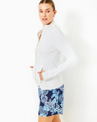 Lilly Pulitzer Upf 50+ Luxletic Brittana Jacket Resort White | Women Tops