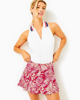 Lilly Pulitzer Upf 50+ Luxletic Corrine Skort Poinsettia Red Island Vibes | Women Bottoms