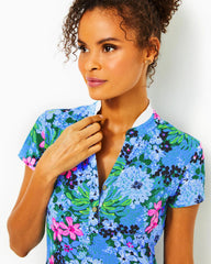 Lilly Pulitzer Upf 50+ Luxletic Frida Polo Multi Soiree All Day | Women Tops