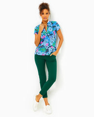 Lilly Pulitzer Upf 50+ Luxletic Frida Polo Multi Soiree All Day | Women Tops