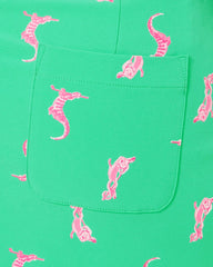 Lilly Pulitzer Upf 50+ Luxletic Monica Pleated Skort Spearmint Par Tee Animals Golf | Women Bottoms