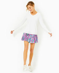 Lilly Pulitzer Upf 50+ Luxletic Renay Sunguard Top Resort White | Women Tops