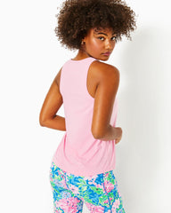 Lilly Pulitzer Upf 50+ Luxletic Westley Active Tank Conch Shell Pink | Women Tops