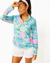 Lilly Pulitzer Upf 50+ Skipper Popover Multi Lilly Loves Dc | Women Tops