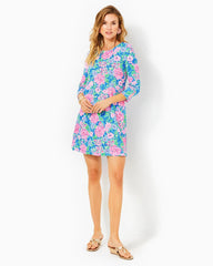 Lilly Pulitzer Upf 50+ Solia Chillylilly Dress Multi Spring In Your Step | Women Swing Dresses