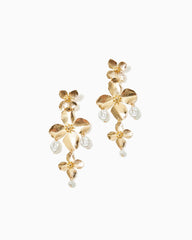 Lilly Pulitzer Via Flora Earrings Gold Metallic | Women Jewelry