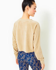 Lilly Pulitzer Zelek Crew Neck Pullover Sand Bar | Women Tops