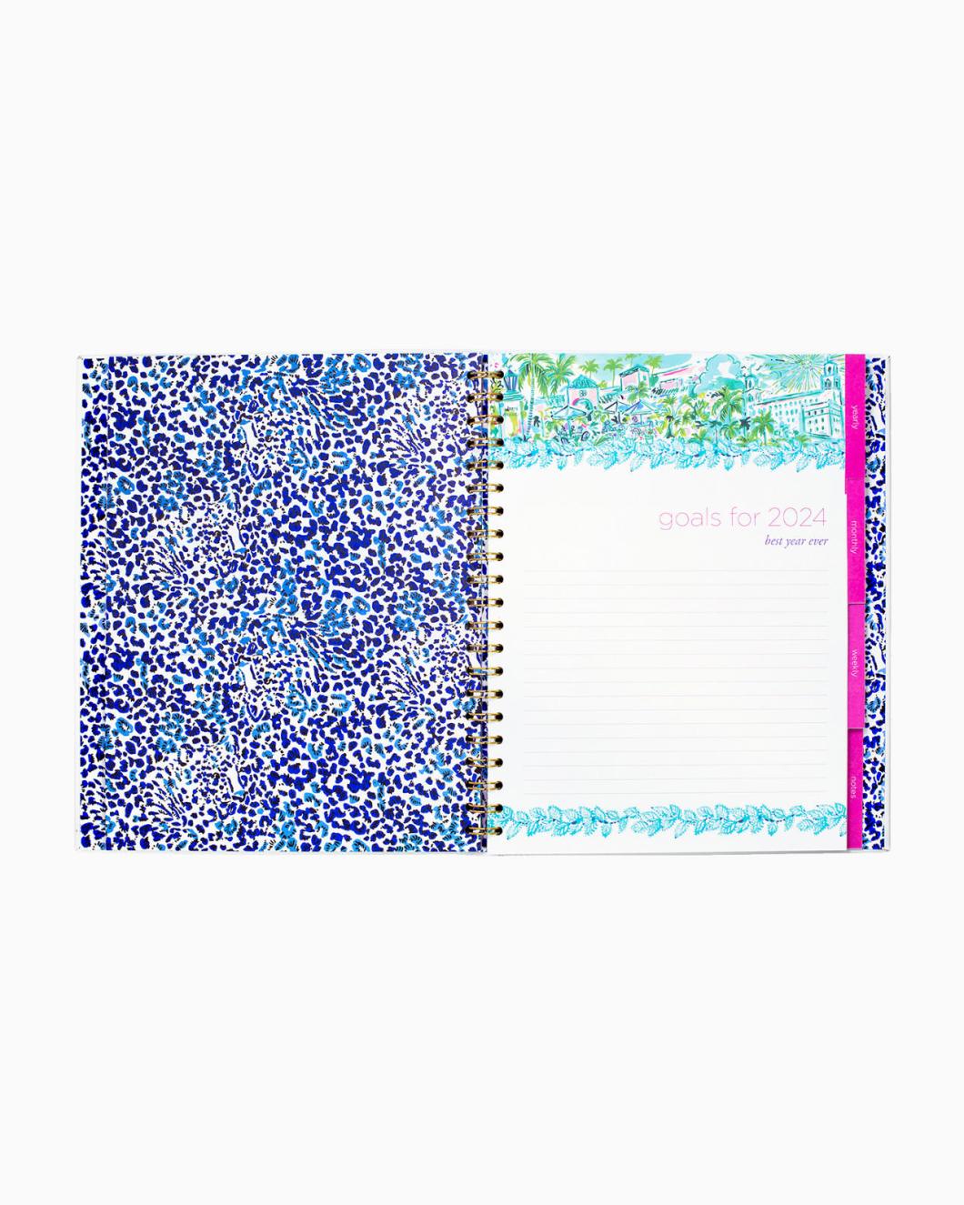 Lilly Pulitzer 12 Month Undated Weekly Planner Abaco Blue Have It Both Rays | Women Office Supplies &amp; Stationery