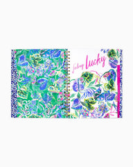 Lilly Pulitzer 12 Month Undated Weekly Planner Abaco Blue Have It Both Rays | Women Office Supplies &amp; Stationery