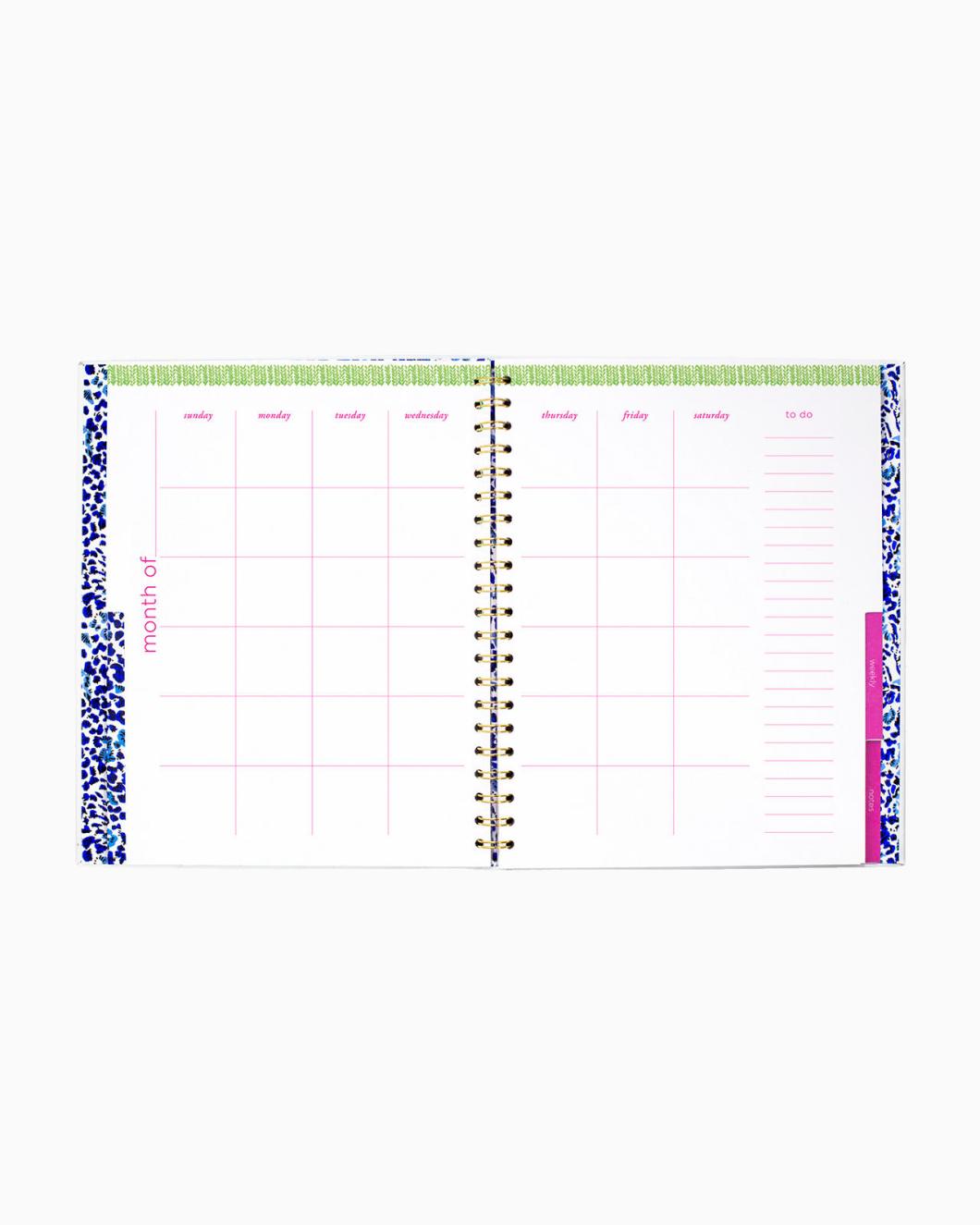 Lilly Pulitzer 12 Month Undated Weekly Planner Abaco Blue Have It Both Rays | Women Office Supplies &amp; Stationery