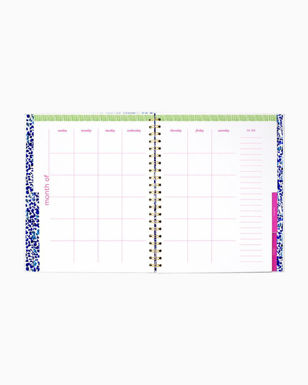 Lilly Pulitzer 12 Month Undated Weekly Planner Abaco Blue Have It Both Rays | Women Office Supplies &amp; Stationery