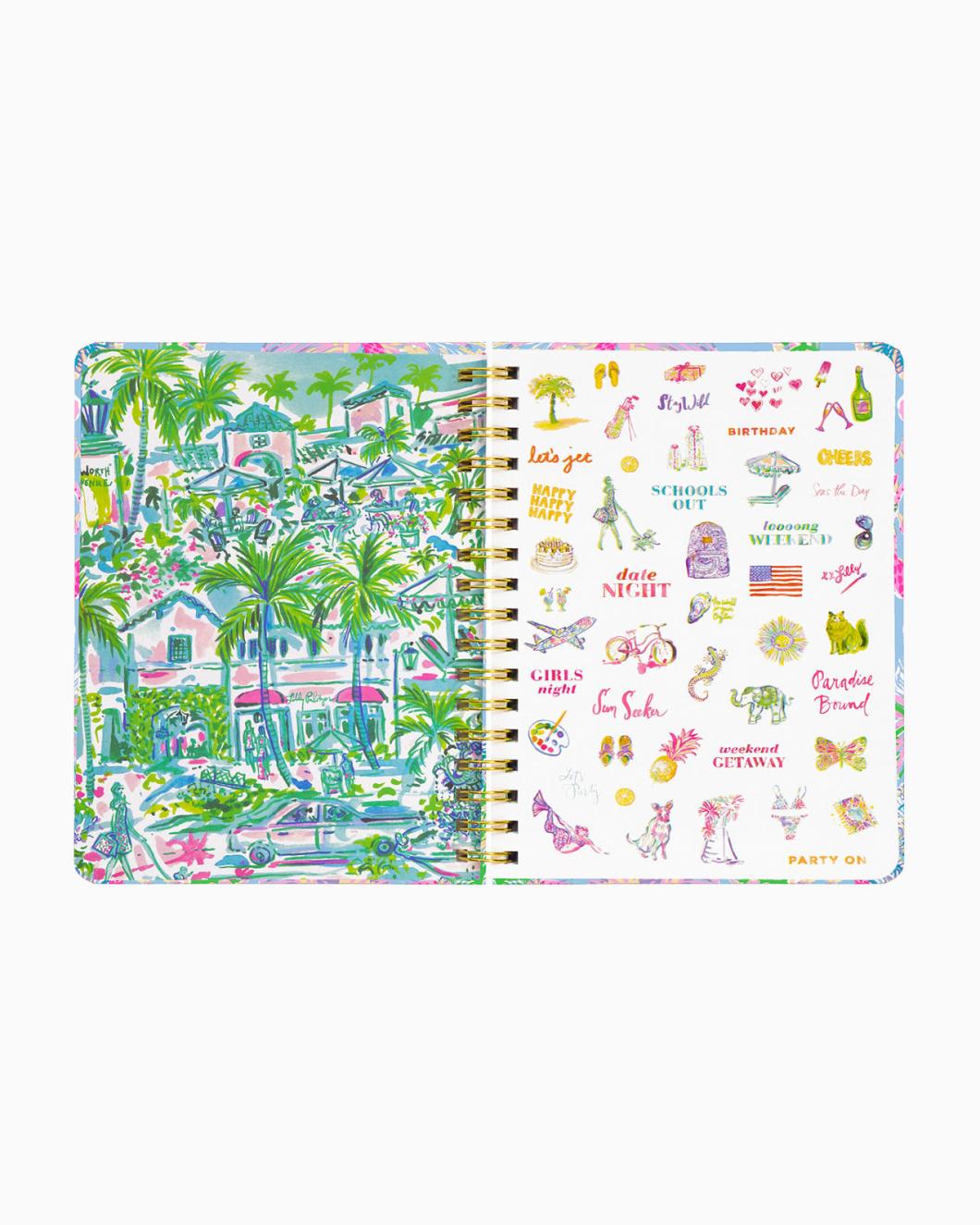 Lilly Pulitzer 2023-2024 17 Month Agenda Celestial Blue Cay To My Heart | Women Agendas &amp; Planners
