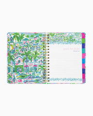 Lilly Pulitzer 2023-2024 17 Month Agenda Gold Metallic Safari Sangria | Women Agendas &amp; Planners