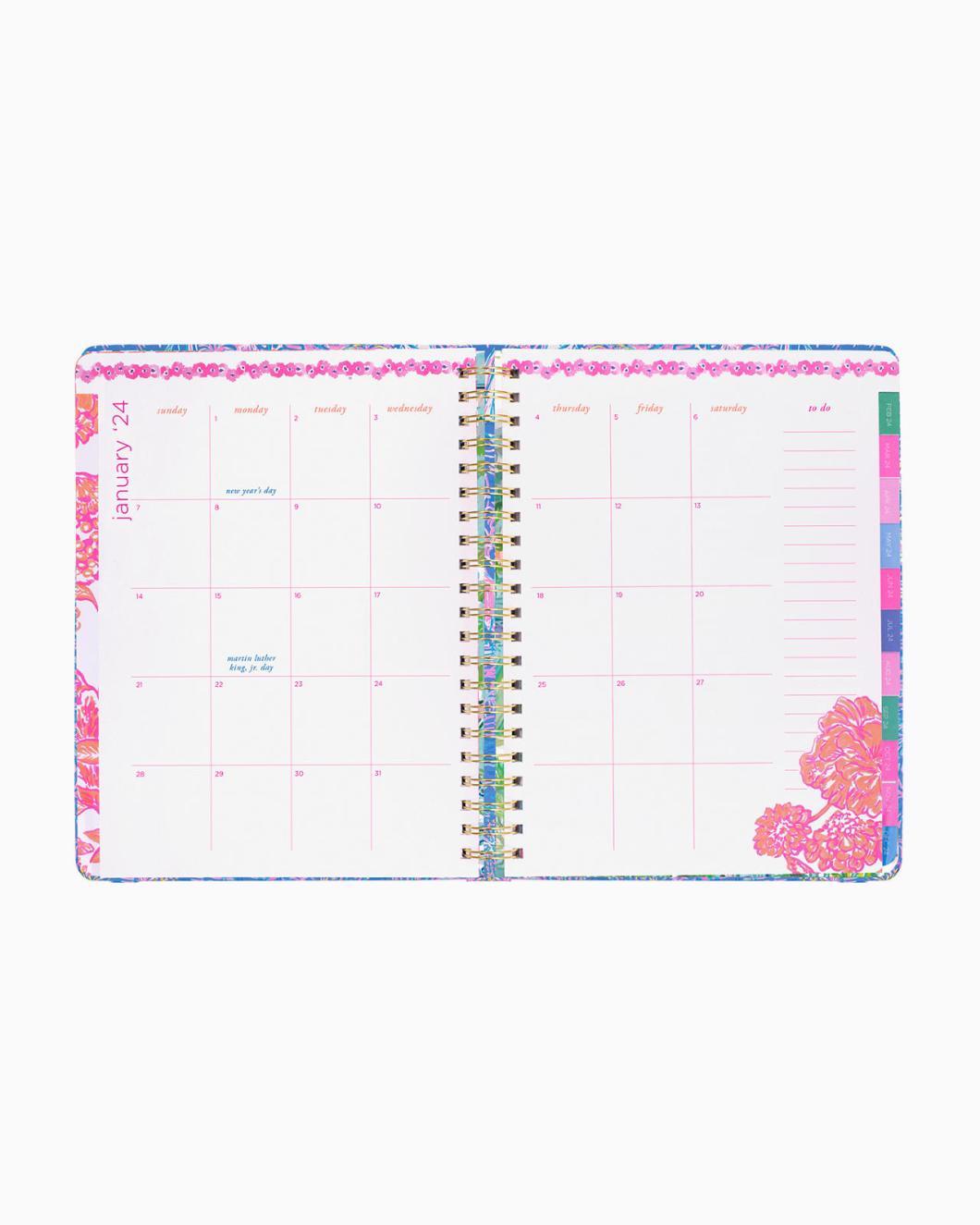 Lilly Pulitzer 2023-2024 17 Month Jumbo Agenda Boca Blue Its A Sailabration | Women Agendas &amp; Planners
