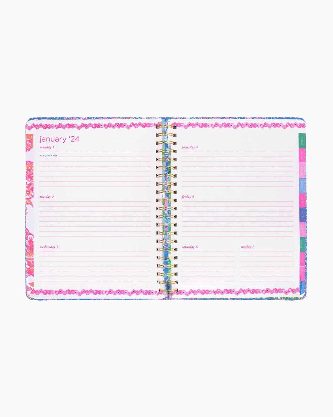 Lilly Pulitzer 2023-2024 17 Month Jumbo Agenda Boca Blue Its A Sailabration | Women Agendas &amp; Planners