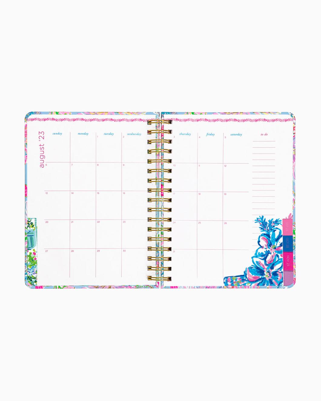 Lilly Pulitzer 2023-2024 17 Month Large Agenda Celestial Blue Cay To My Heart | Women Agendas &amp; Planners