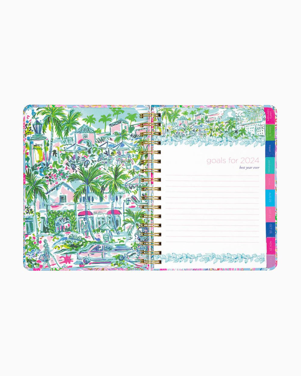 Lilly Pulitzer 2023-2024 17 Month Large Agenda Celestial Blue Cay To My Heart | Women Agendas &amp; Planners