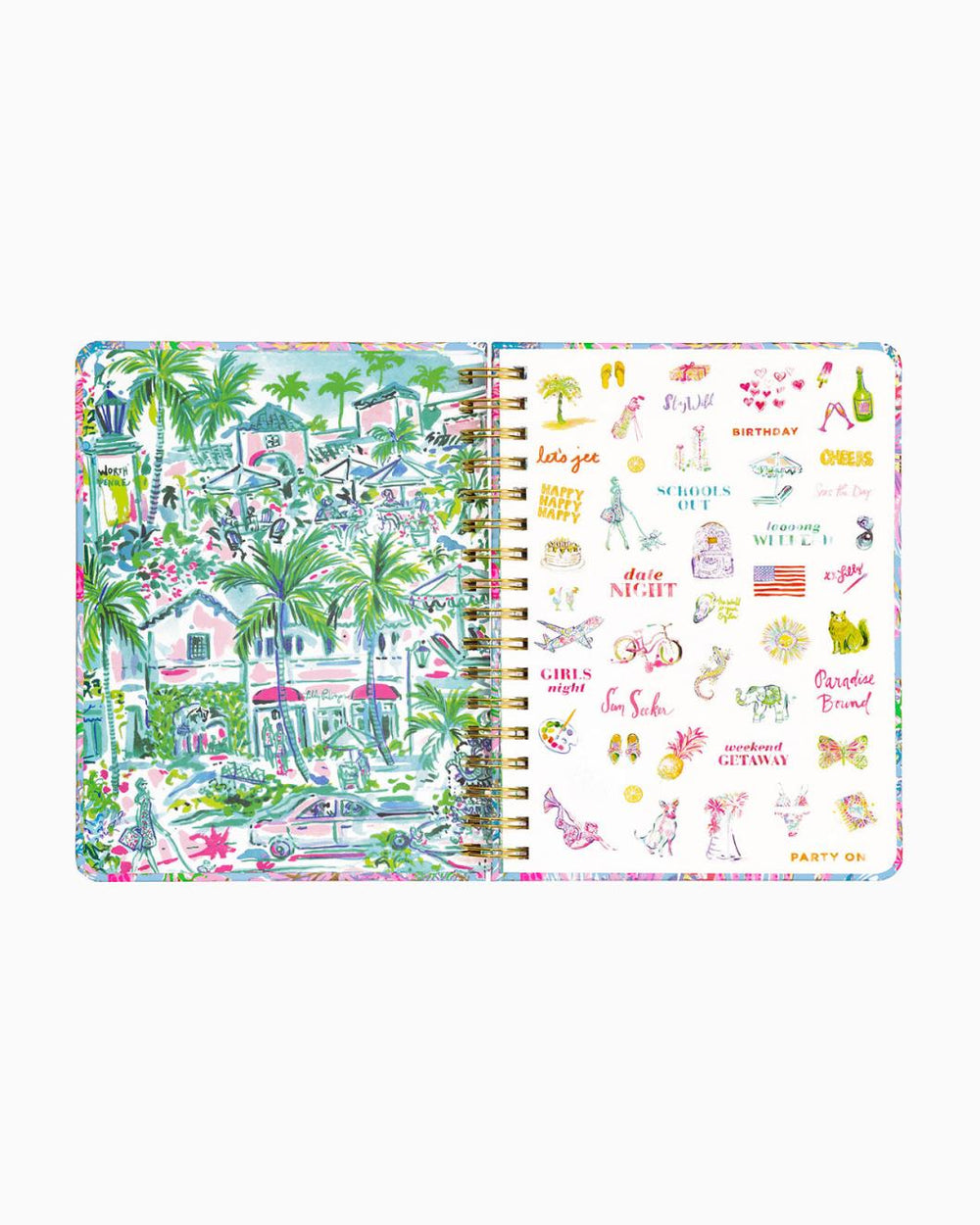 Lilly Pulitzer 2023-2024 17 Month Large Agenda Celestial Blue Cay To My Heart | Women Agendas &amp; Planners