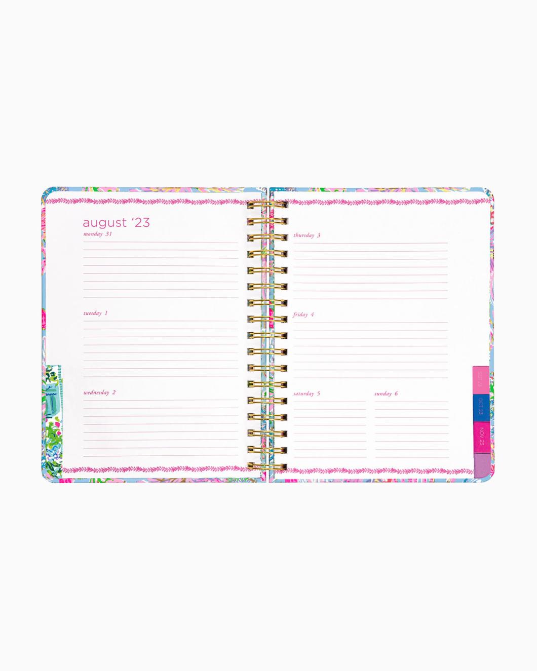 Lilly Pulitzer 2023-2024 17 Month Large Agenda Celestial Blue Cay To My Heart | Women Agendas &amp; Planners