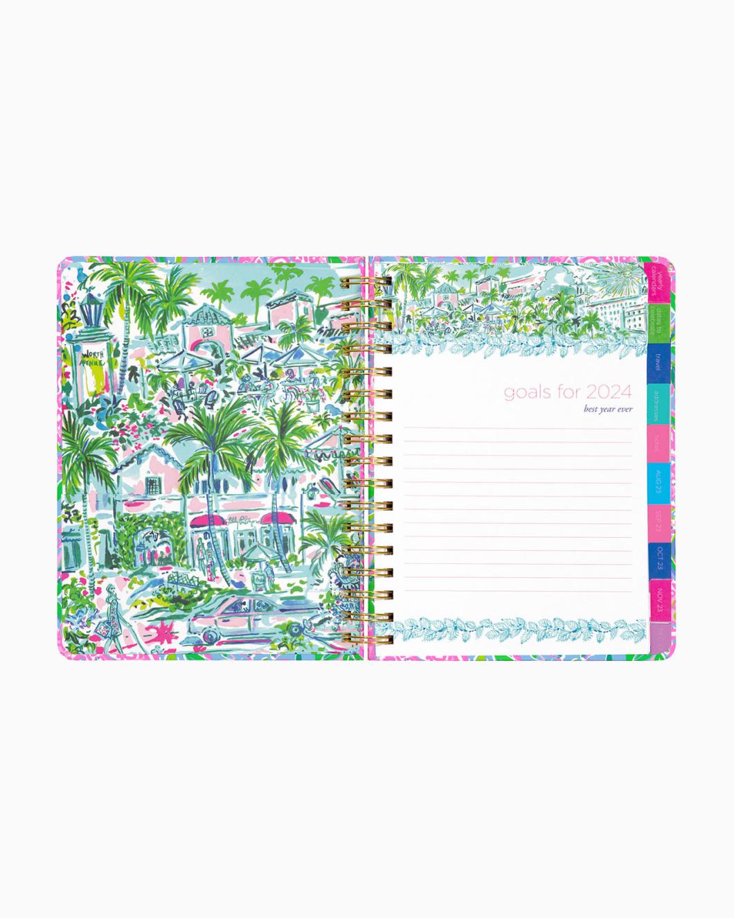 Lilly Pulitzer 2023-2024 17 Month Large Agenda Frenchie Blue Turtley In Love | Women Agendas &amp; Planners