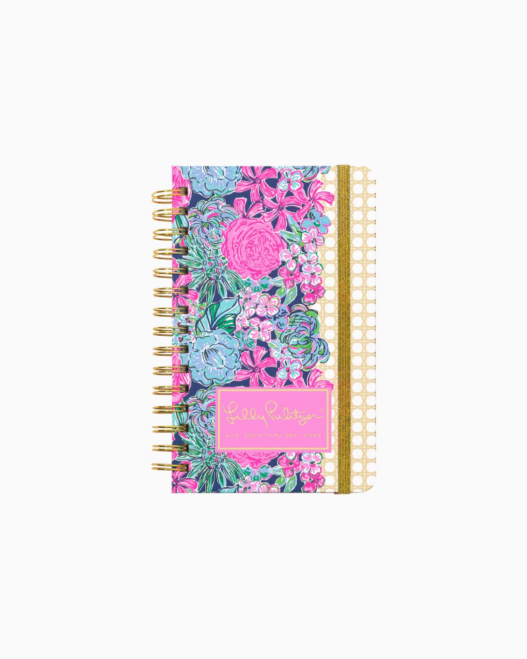 Lilly Pulitzer 2023-2024 17 Month Medium Agenda Oyster Bay Navy Always Be Blooming | Women Agendas &amp; Planners