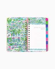 Lilly Pulitzer 2023-2024 17 Month Medium Agenda Oyster Bay Navy Always Be Blooming | Women Agendas &amp; Planners