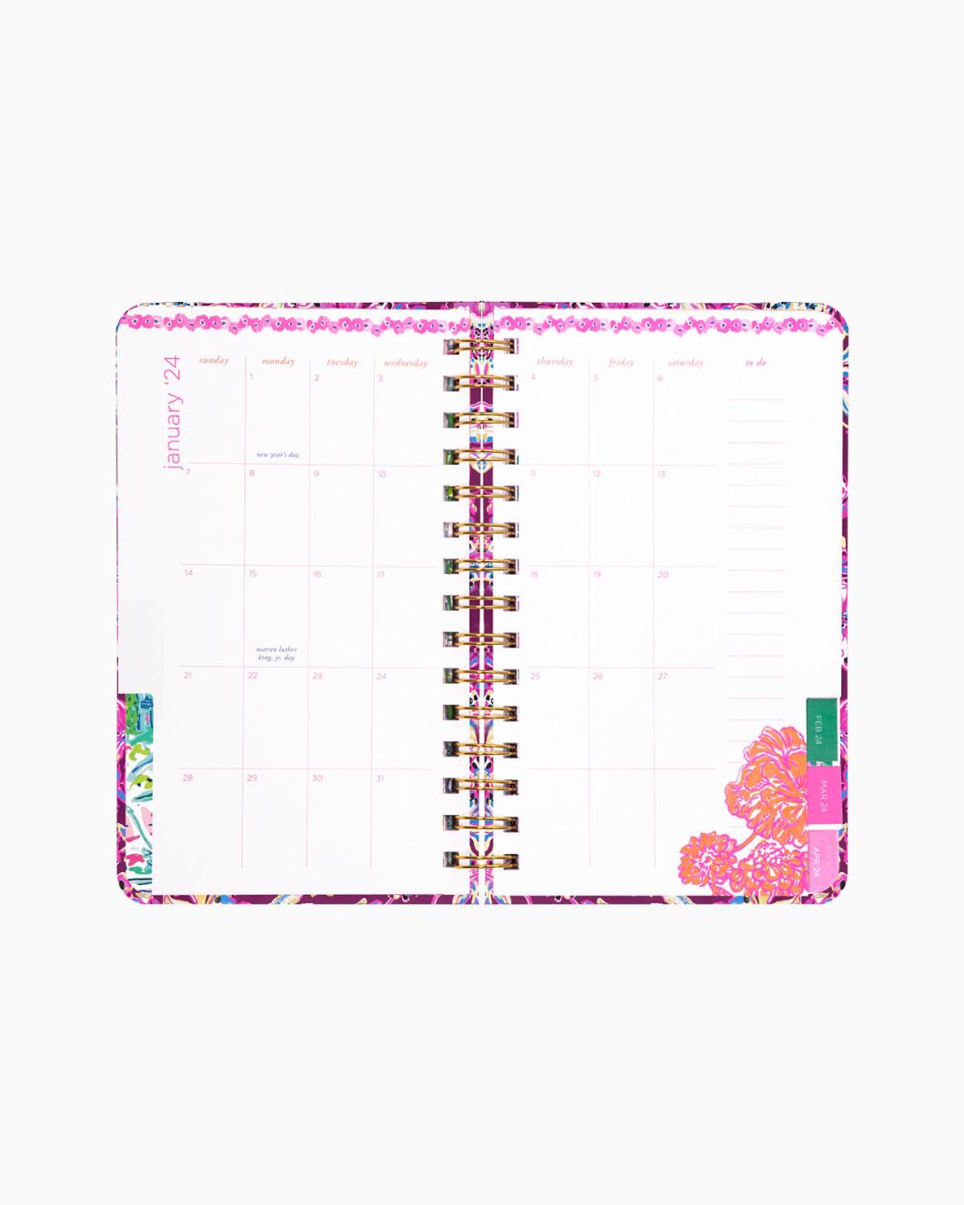 Lilly Pulitzer 2024 Medium Monthly Planner - 12 Month Amarena Cherry Tropical With A Twist | Women Agendas &amp; Planners