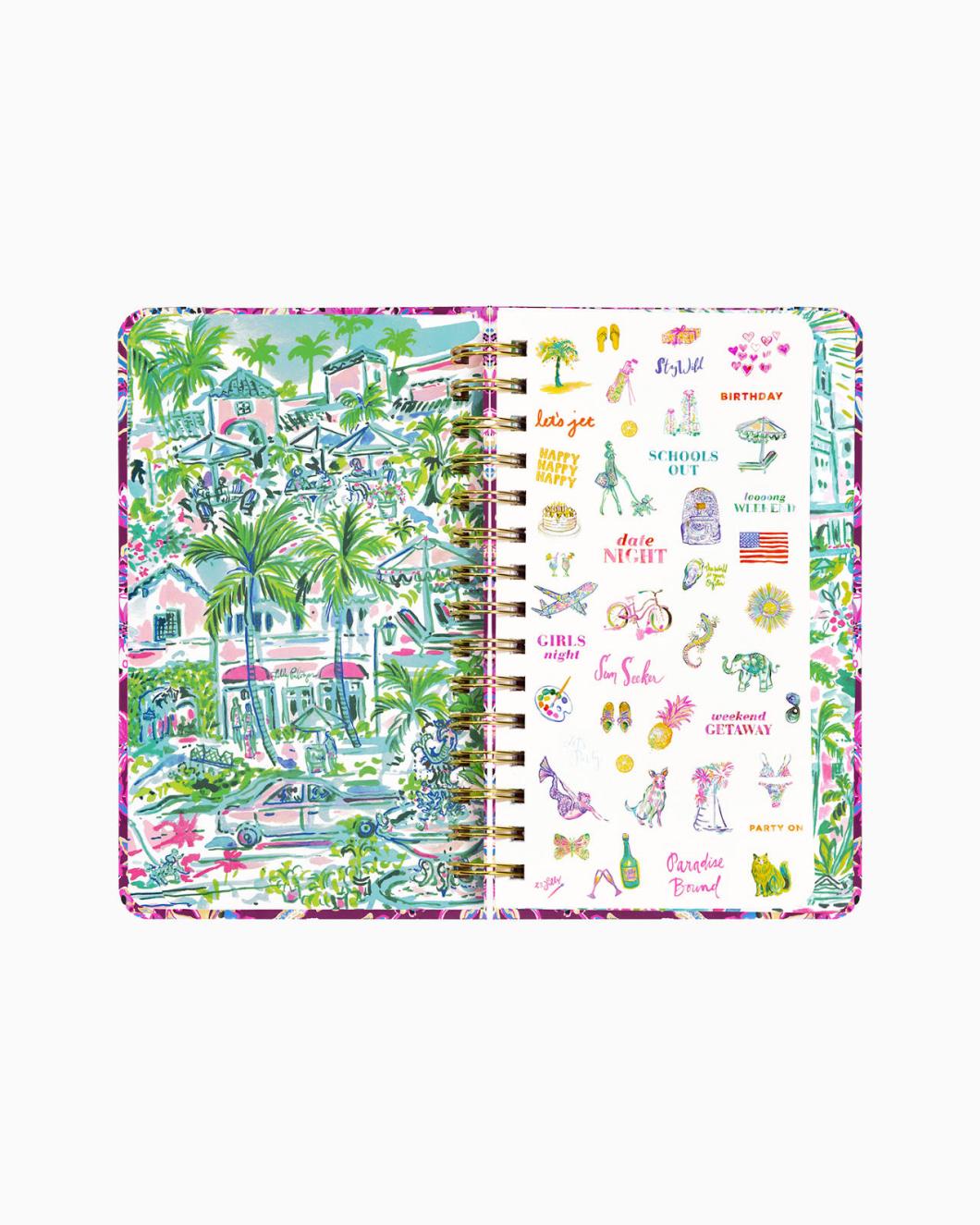 Lilly Pulitzer 2024 Medium Monthly Planner - 12 Month Amarena Cherry Tropical With A Twist | Women Agendas &amp; Planners
