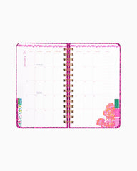 Lilly Pulitzer 2024 Medium Monthly Planner - 12 Month Cerise Pink Pattern Play | Women Agendas &amp; Planners