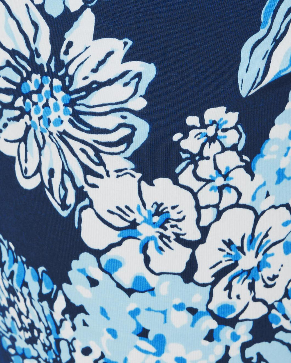 Lilly Pulitzer 28" Emora Knit Pant Low Tide Navy Bouquet All Day | Women Bottoms