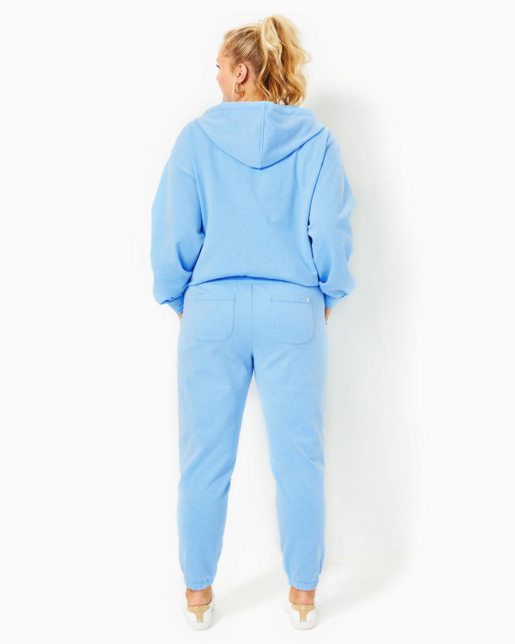 Lilly Pulitzer 28" Mallie Knit Pant Heathered Frenchie Blue | Women Bottoms