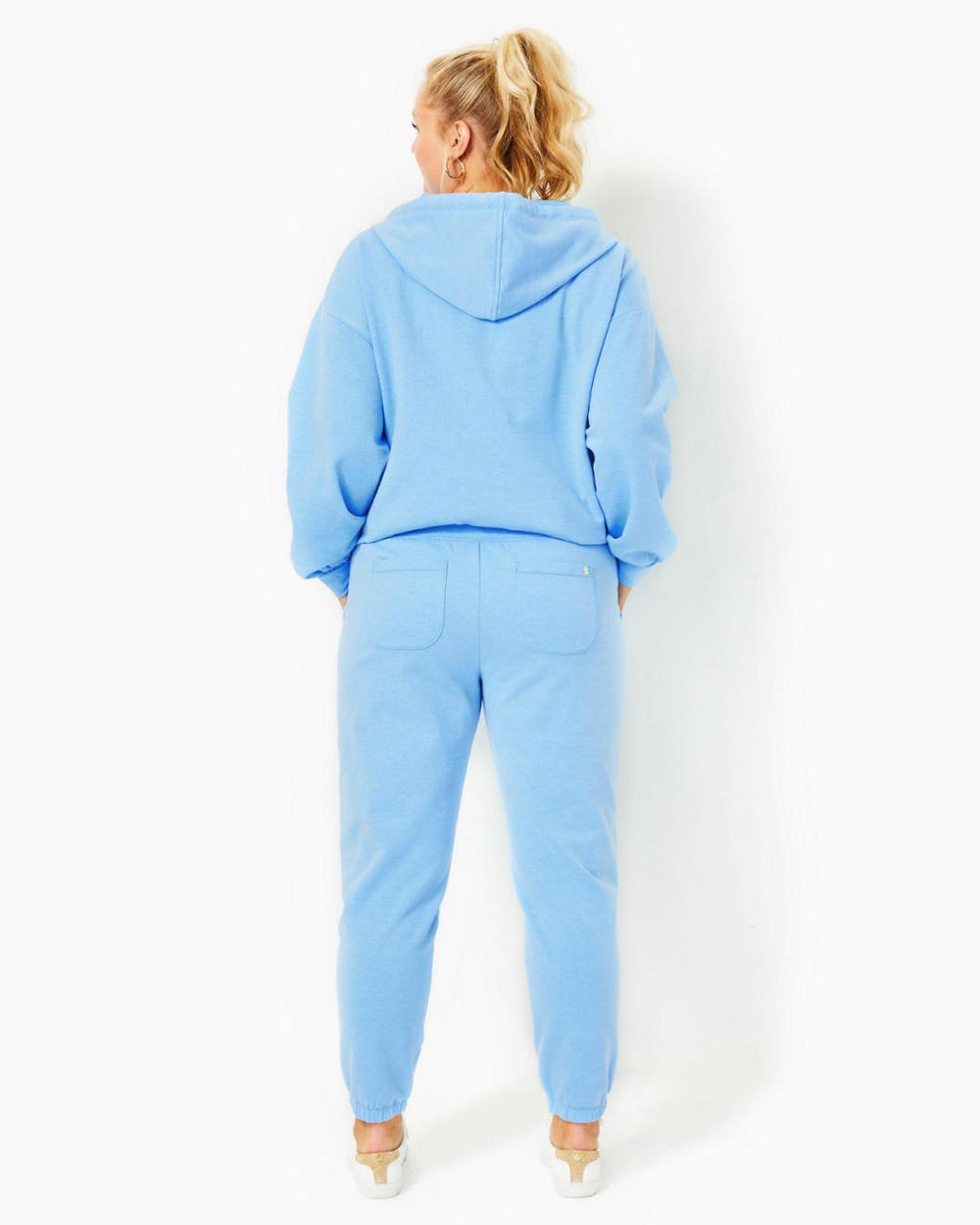 Lilly Pulitzer 28" Mallie Knit Pant Heathered Frenchie Blue | Women Bottoms