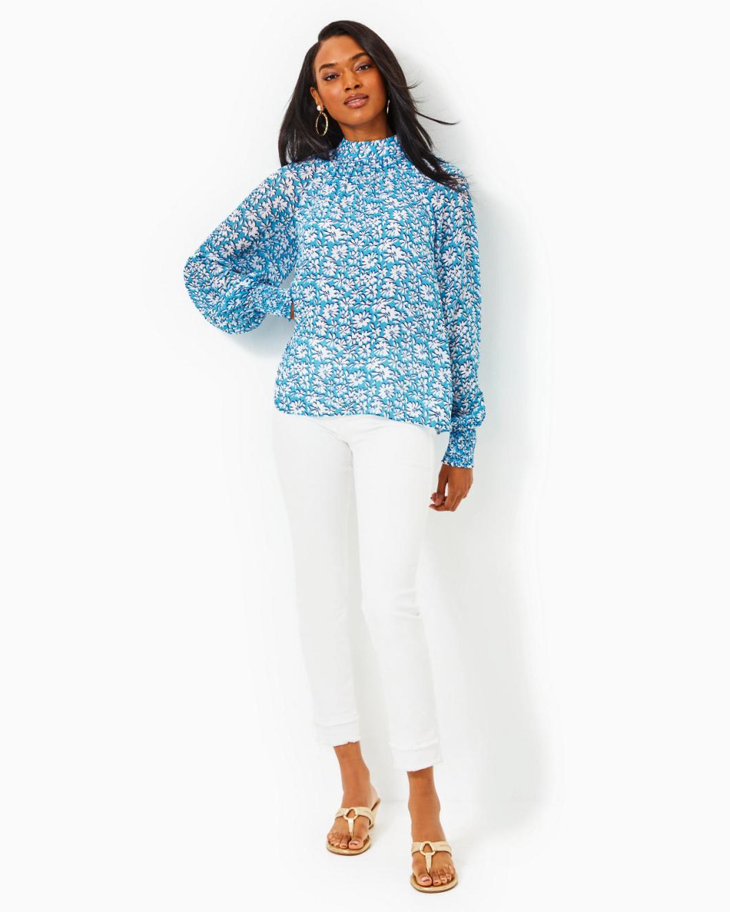 Lilly Pulitzer 29" South Ocean High-Rise Skinny Jean Resort White | Women Bottoms