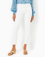 Lilly Pulitzer 29" South Ocean High-Rise Skinny Jean Resort White | Women Bottoms