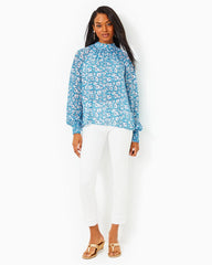 Lilly Pulitzer 29" South Ocean High-Rise Skinny Jean Resort White | Women Bottoms