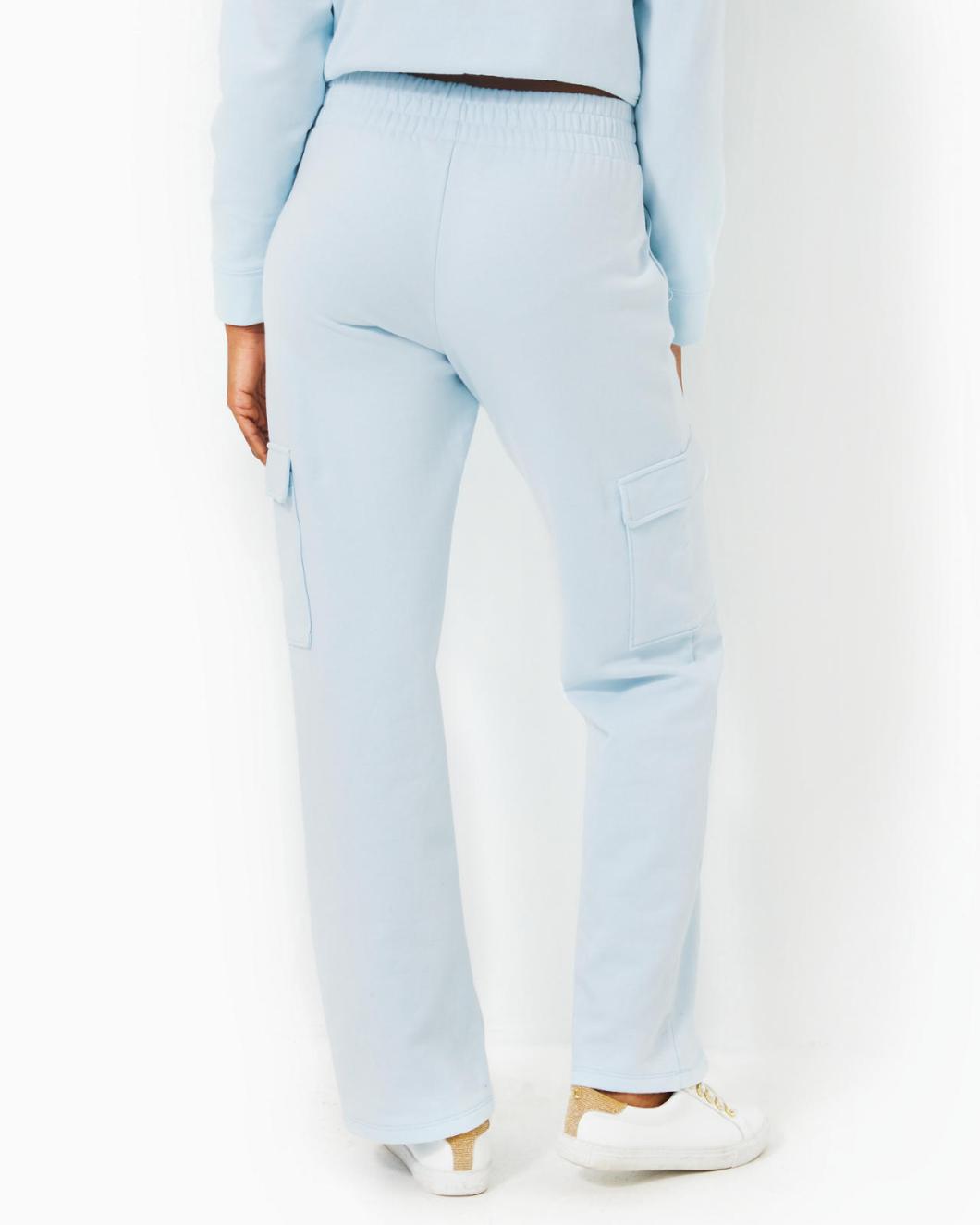 Lilly Pulitzer 31" Alandra Knit Pant Pastel Lunar Blue | Women Bottoms