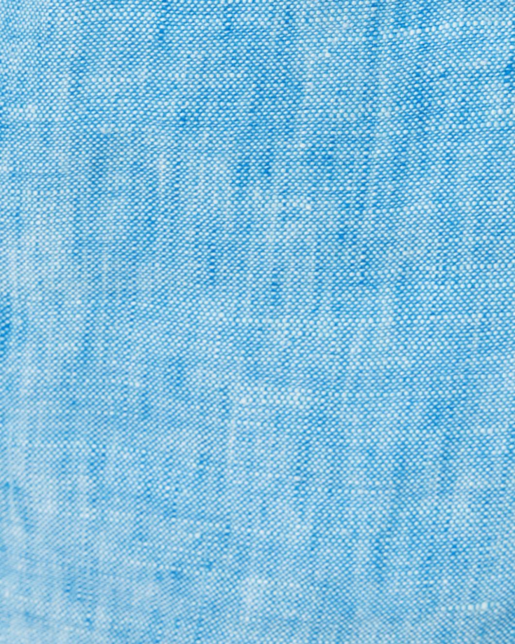 Lilly Pulitzer 31" Taron Mid-Rise Linen Pant Beckon Blue X Sea Salt Blue | Women Bottoms