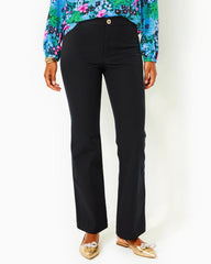 Lilly Pulitzer 32" Kidman High Rise Pant Noir | Women Bottoms