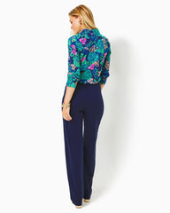 Lilly Pulitzer 32" Lyndie Pant True Navy | Women Bottoms