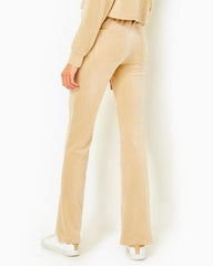 Lilly Pulitzer 33" Natine High Rise Velour Pant Sand Bar | Women Bottoms