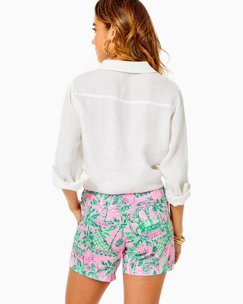 Lilly Pulitzer 5" Callahan Stretch Short Mandevilla Baby Always Worth It | Women Bottoms