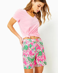 Lilly Pulitzer 7" Gretchen High Rise Short Roxie Pink Worth A Look | Women Bottoms