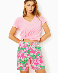Lilly Pulitzer 7" Gretchen High Rise Short Roxie Pink Worth A Look | Women Bottoms
