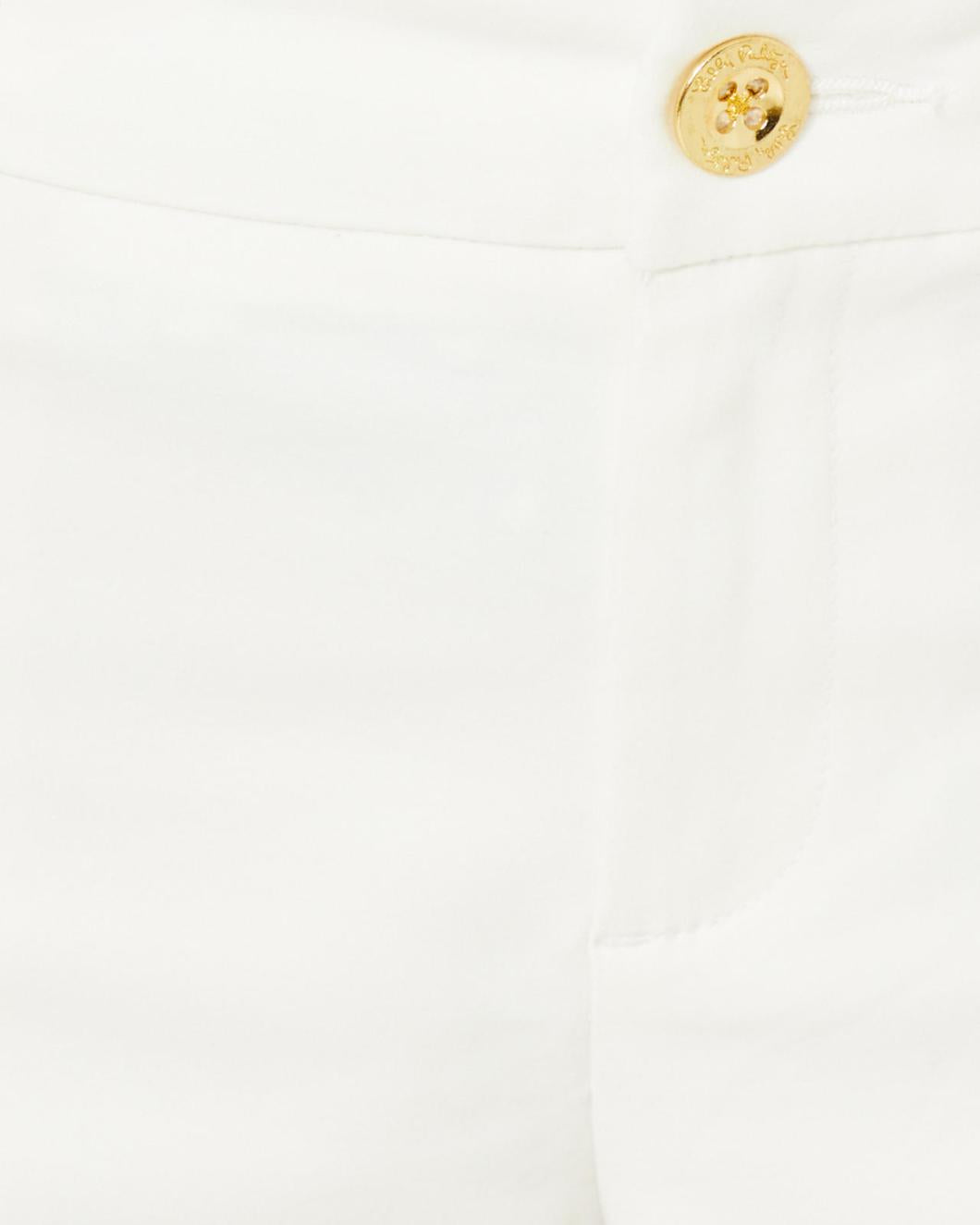 Lilly Pulitzer 7" Shara Mid-Rise Stretch Short Resort White | Women Bottoms