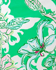 Lilly Pulitzer 9" Natia Knit Short Spearmint Blossom Views | Women Bottoms