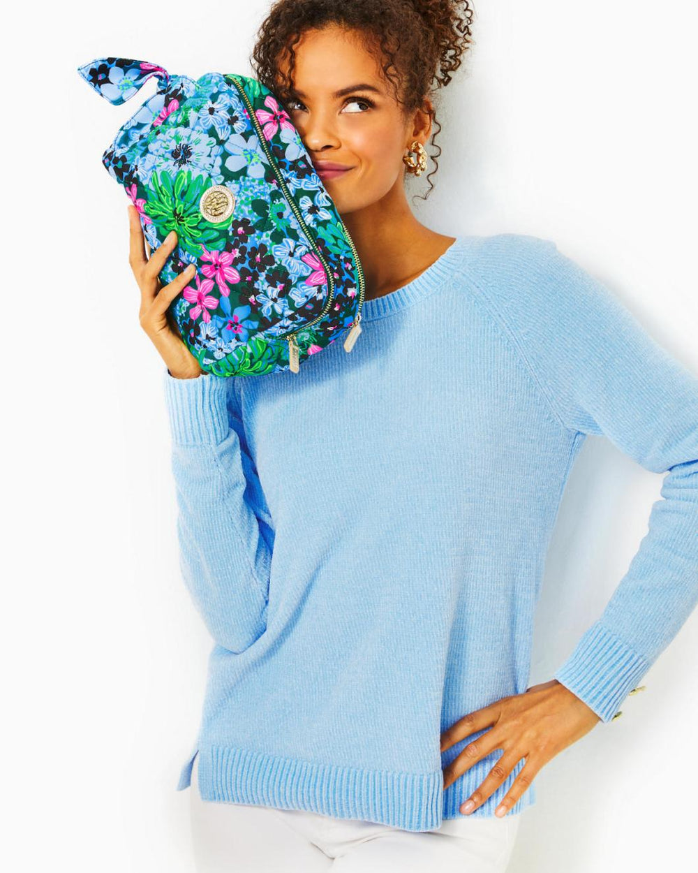 Lilly Pulitzer Adah Quilted Pouch Multi Soiree All Day | Women Bags