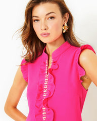 Lilly Pulitzer Adalee Shift Dress Pink Palms | Women A-Line/Easy Dresses