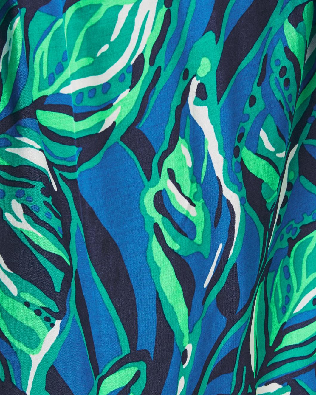 Lilly Pulitzer Adorlee One-Shoulder Top Indigo Breeze Shady Gators | Women Tops